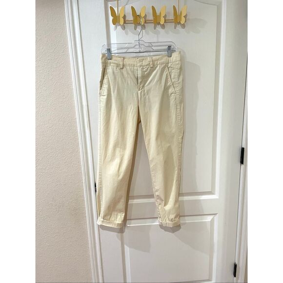 Vince butter yellow chino pants size 4 - Picture 1 of 6